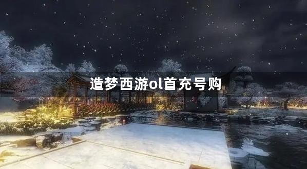 造梦西游ol首充号购买