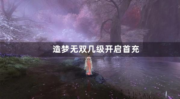 造梦无双几级开启首充