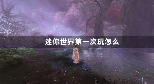 迷你世界第一次玩怎么充值