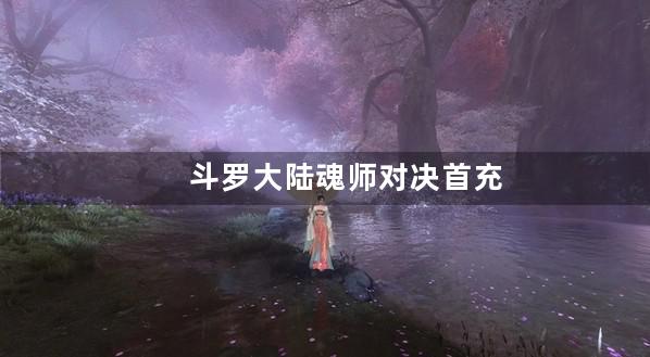 斗罗大陆魂师对决首充登录礼在哪